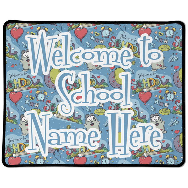 Custom Welcome to School Large Gaming Mouse Pad - 12.5" x 10" (Personalized)