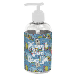 Welcome to School Plastic Soap / Lotion Dispenser (8 oz - Small - White) (Personalized)