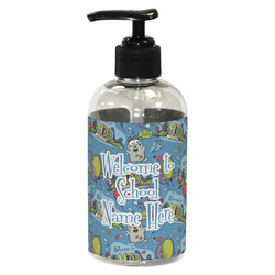 Welcome to School Plastic Soap / Lotion Dispenser (8 oz - Small - Black) (Personalized)