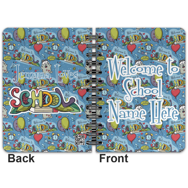 Welcome to School Spiral Journal 5 x 7 - Apvl