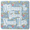 Welcome to School Square Coaster Rubber Back - Single