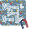Welcome to School Square Fridge Magnet (Personalized)