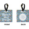 Welcome to School Square Luggage Tag (Front + Back)