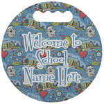 Welcome to School Stadium Cushion (Round) (Personalized)