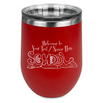 Welcome to School Stemless Stainless Steel Wine Tumbler - Red - Single Sided (Personalized)