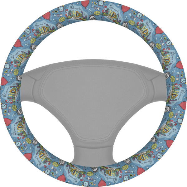 Custom Welcome to School Steering Wheel Cover
