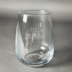 Welcome to School Stemless Wine Glass (Single) (Personalized)
