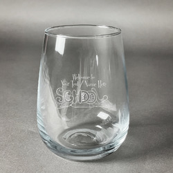 Welcome to School Stemless Wine Glass - Engraved (Personalized)
