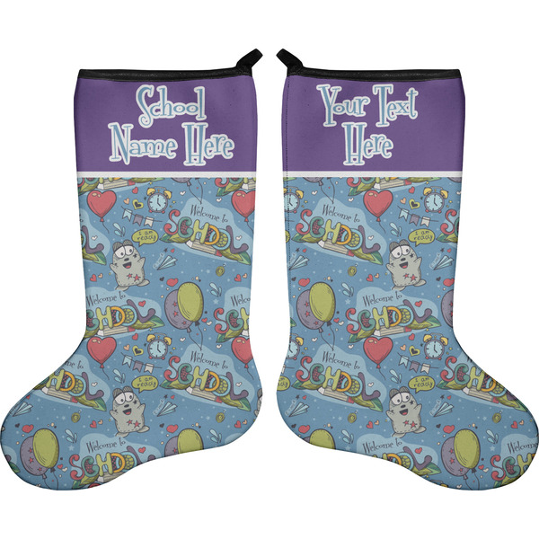 Welcome to School Stocking - Double-Sided - Approval