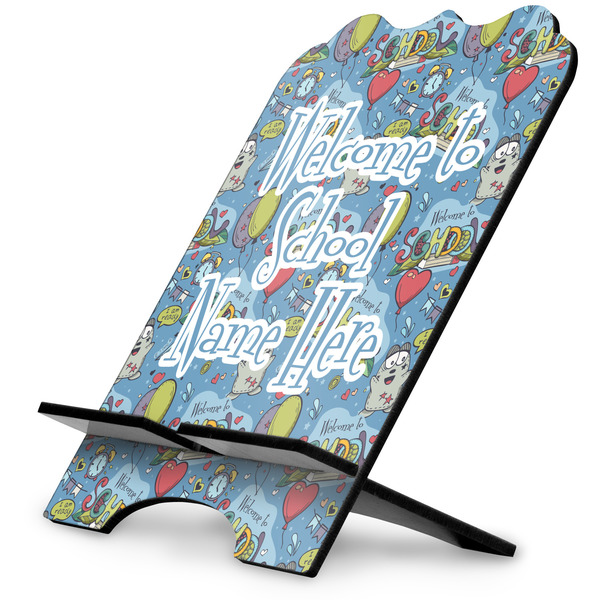 Custom Welcome to School Stylized Tablet Stand (Personalized)