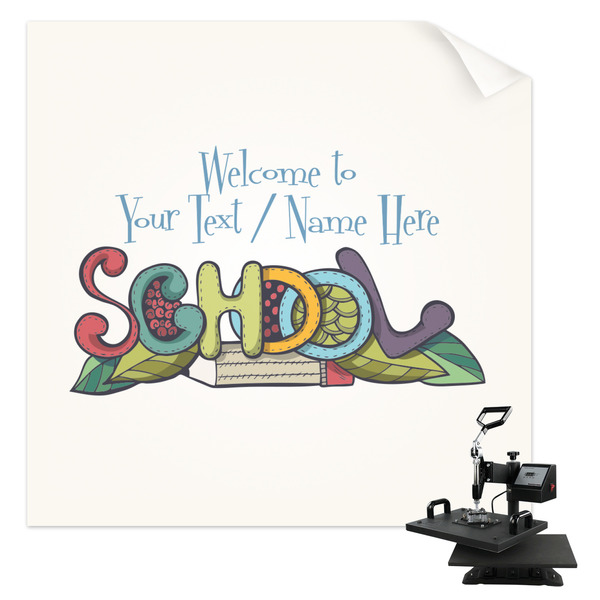 Custom Welcome to School Sublimation Transfer - Pocket (Personalized)
