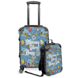 Welcome to School Kids 2-Piece Luggage Set - Suitcase & Backpack (Personalized)