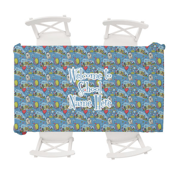 Custom Welcome to School Tablecloth - 58"x102" (Personalized)