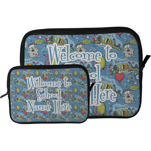 Welcome to School Tablet Sleeve (Size Comparison)