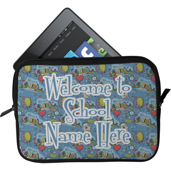 Custom Welcome to School Tablet Case / Sleeve - Small (Personalized)