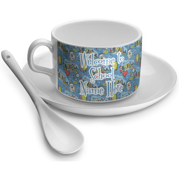 Custom Welcome to School Tea Cup - Single (Personalized)
