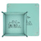 Welcome to School Teal Faux Leather Valet Trays - PARENT MAIN