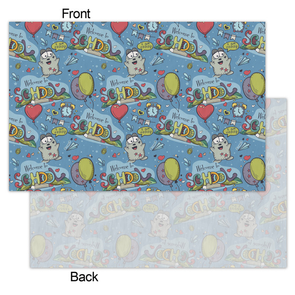 Welcome to School Tissue Paper - Lightweight - Small - Front & Back