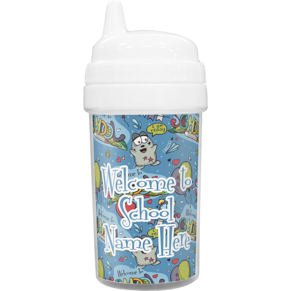 Custom Welcome to School Toddler Sippy Cup (Personalized)