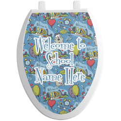 Welcome to School Toilet Seat Decal - Elongated (Personalized)