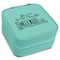 Welcome to School Travel Jewelry Boxes - Leatherette - Teal - Angled View