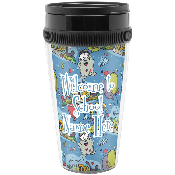 Custom Welcome to School Acrylic Travel Mug without Handle (Personalized)