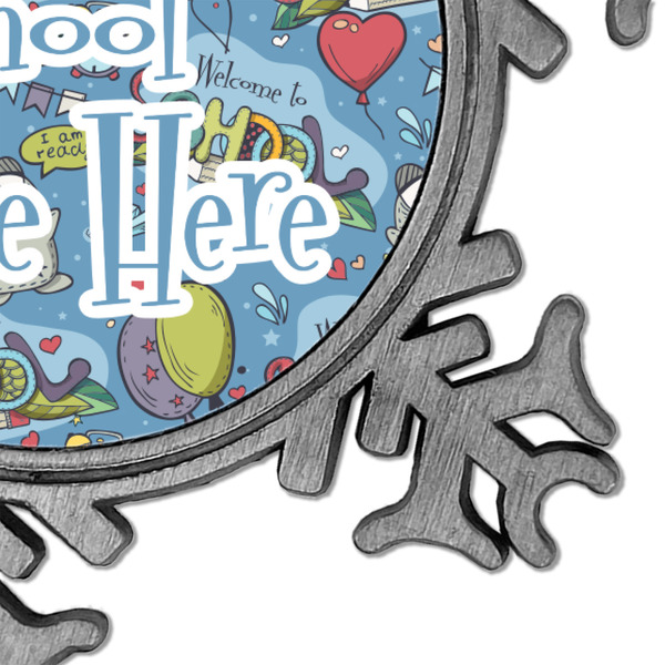 Welcome to School Vintage Snowflake - Detail