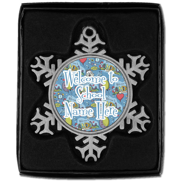 Welcome to School Vintage Snowflake - In box