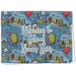 Welcome to School Kitchen Towel - Waffle Weave (Personalized)