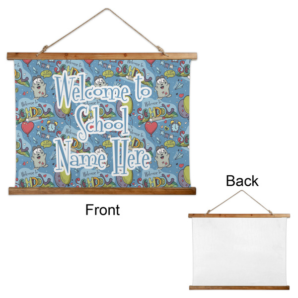 Welcome to School Wall Hanging Tapestry - Landscape - APPROVAL