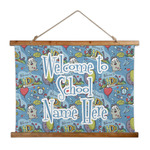 Welcome to School Wall Hanging Tapestry - Wide (Personalized)