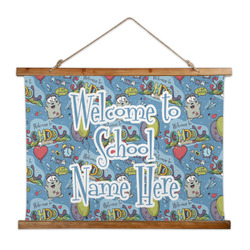 Welcome to School Wall Hanging Tapestry - Wide (Personalized)