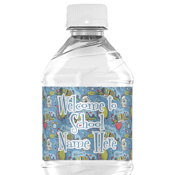 Custom Welcome to School Water Bottle Labels - Custom Sized (Personalized)