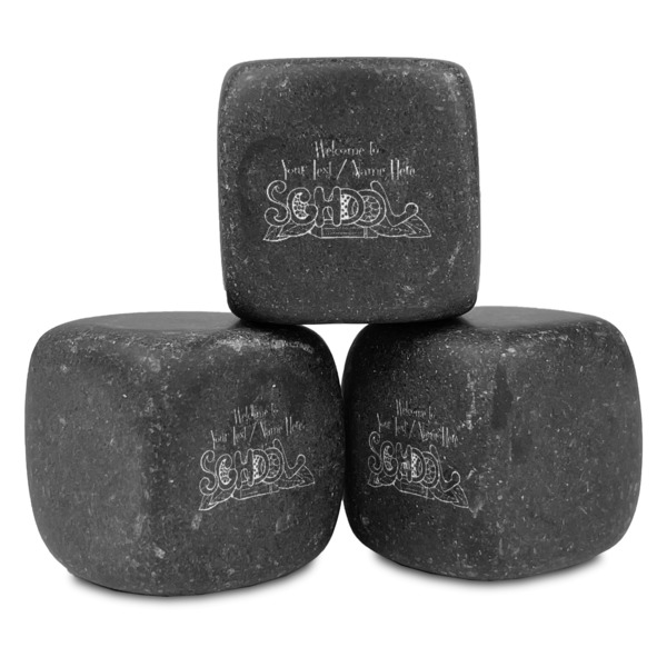 Custom Welcome to School Whiskey Stone Set - Set of 3 (Personalized)