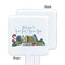 Welcome to School White Plastic Stir Stick - Single Sided - Square - Approval