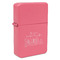 Welcome to School Windproof Lighter - Pink - Double Sided (Personalized)