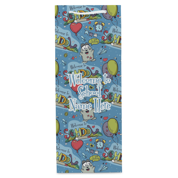 Welcome to School Wine Gift Bag - Gloss - Front