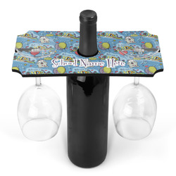 Welcome to School Wine Bottle & Glass Holder (Personalized)