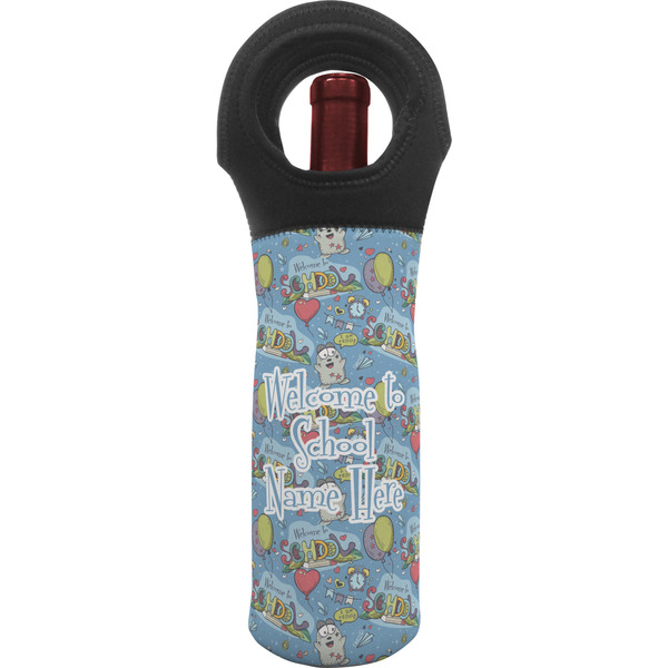 Custom Welcome to School Wine Tote Bag (Personalized)