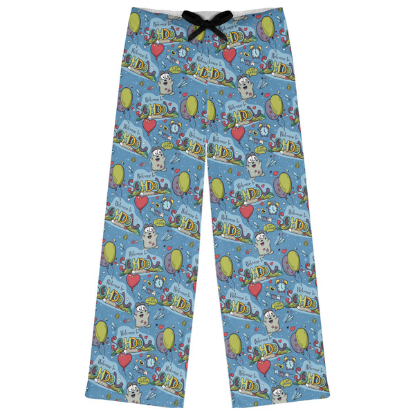 Custom Welcome to School Womens Pajama Pants - XL