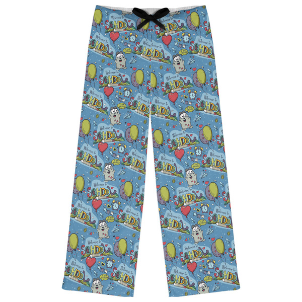 Custom Welcome to School Womens Pajama Pants - 2XL