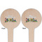 Welcome to School Wooden 4" Food Pick - Round - Double Sided - Front & Back