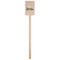 Welcome to School Wooden 6.25" Stir Stick - Rectangular - Single Stick