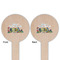 Welcome to School Wooden 6" Food Pick - Round - Double Sided - Front & Back