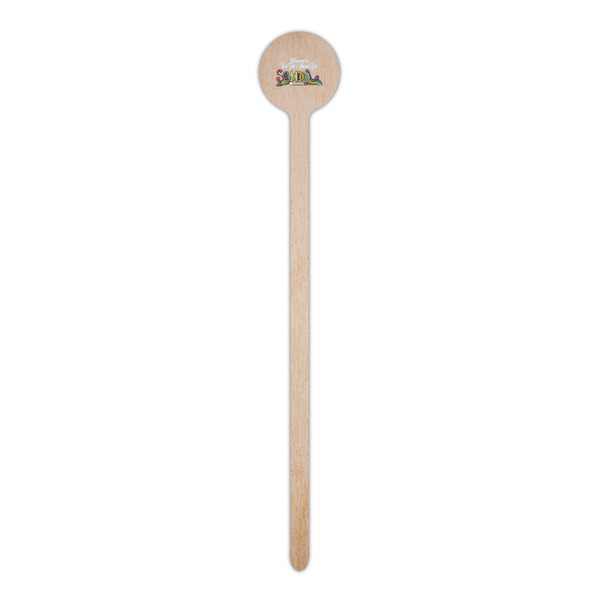 Welcome to School Wooden 6" Stir Stick - Round - Single Stick