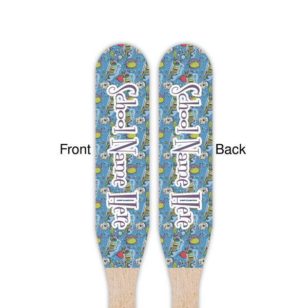 Welcome to School Wooden Food Pick - Paddle - Double Sided - Front & Back
