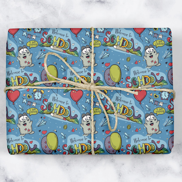 Custom Welcome to School Wrapping Paper