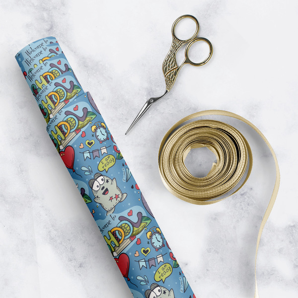 Welcome to School Wrapping Paper Rolls - Lifestyle 1