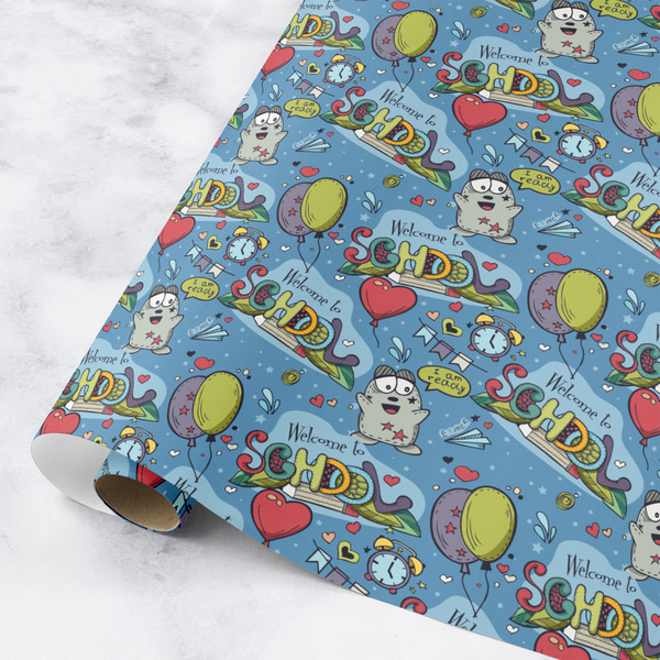 Custom Welcome to School Wrapping Paper Roll - Small