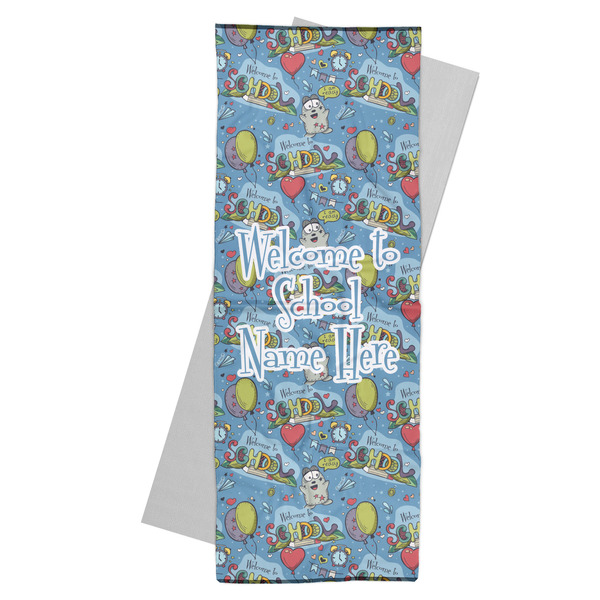 Custom Welcome to School Yoga Mat Towel (Personalized)